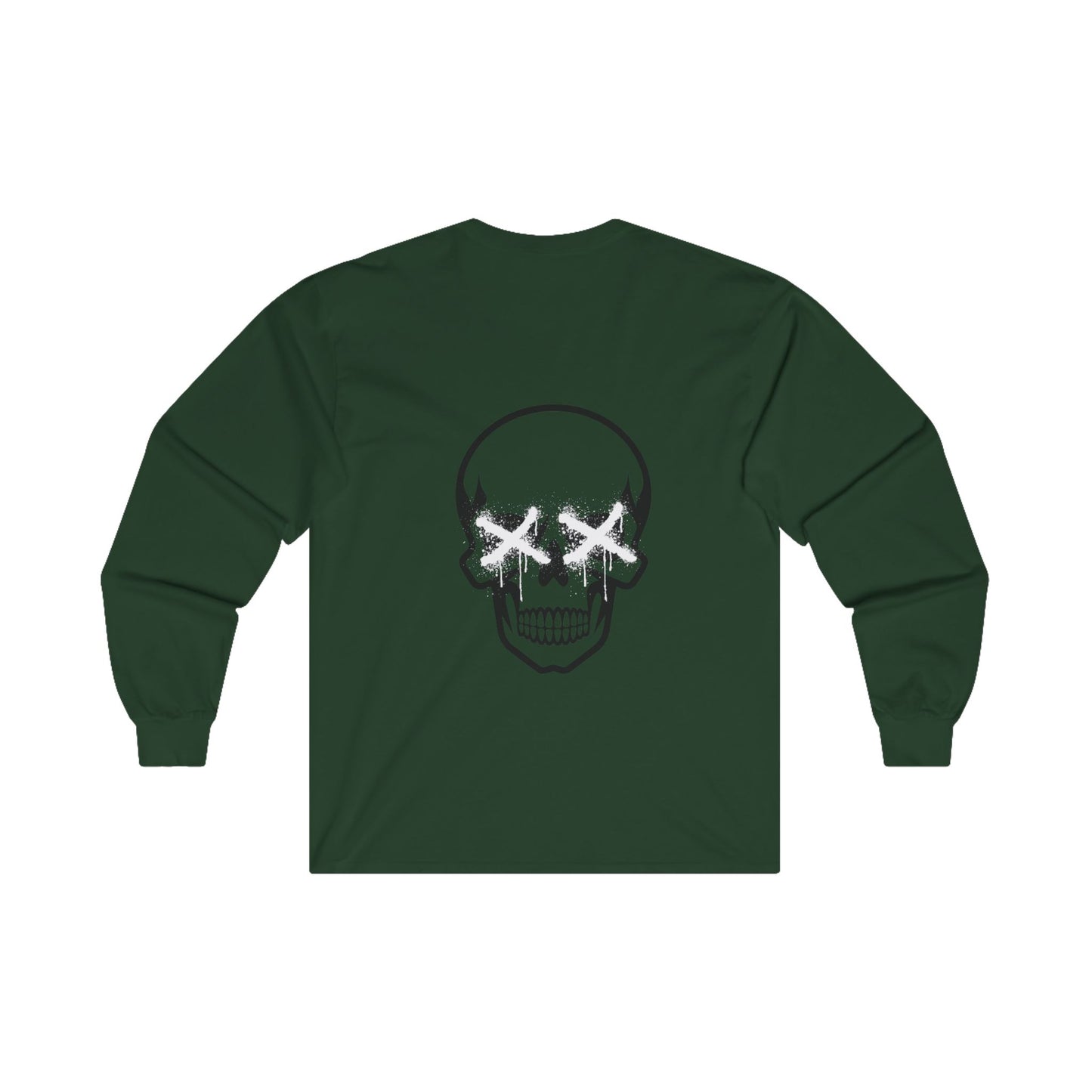 Two Ghost Girls Unisex Ultra Cotton Long Sleeve Skull Tee