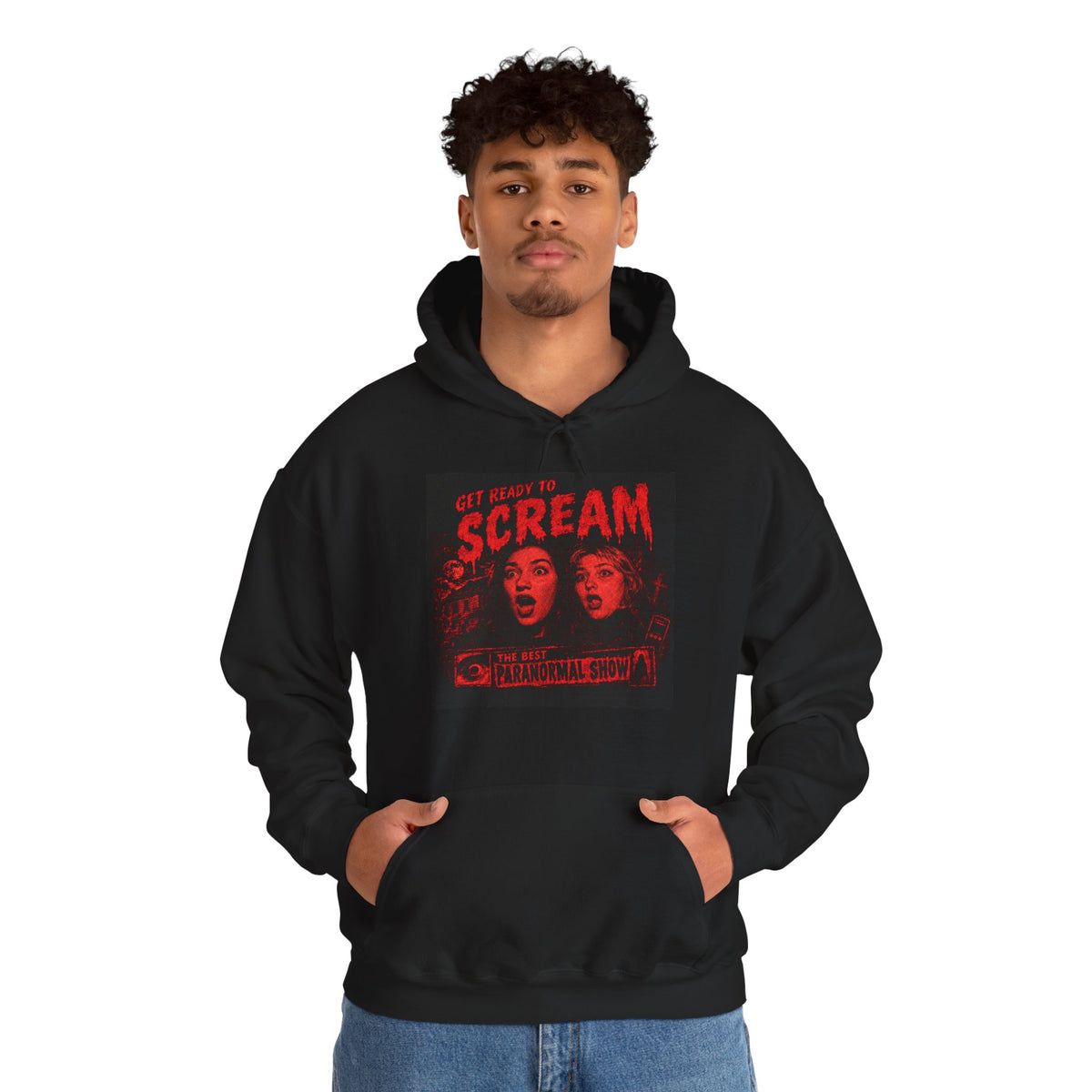 Get Out and Scream Horror Movie Graphic Hoodie